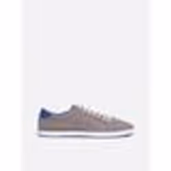 Baskets en toile - Tommy Hilfiger - Flag - Gris acier - Lacets - Col bas