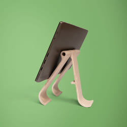 R-Go Tools Biobased R-Go Treepod Bio-based Support pour ordinateur portable et tablette, blanc