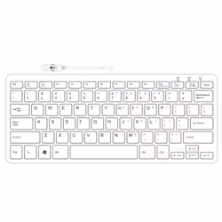 R-Go Tools Compact R-Go Clavier , QWERTY (US), noir, filaire