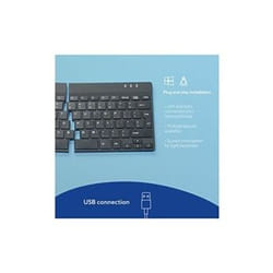 R-Go Tools Split R-Go Break Clavier Ergonomique, QWERTY (UK), noir, filaire