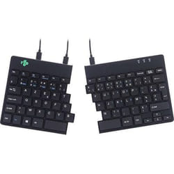 R-Go Tools Split R-Go Break Clavier Ergonomique, AZERTY (FR), noir, filaire