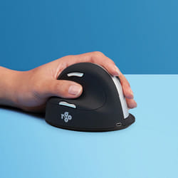 R-Go Tools HE Mouse R-Go , Souris ergonomique, Grand (Longueur de la main au-dessus 185mm), Gaucher, sans fil