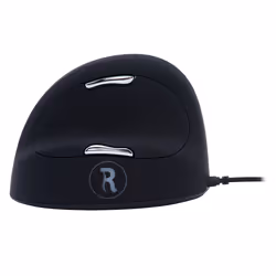 R-Go Tools HE Break R-Go Mouse, Souris ergonomique, Logiciel anti-RSI, Grand (Longueur de la main au-dessus 185mm), Gaucher, Filaire