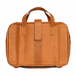 R-Go Tools Viva R-Go 15.6" sacoche pour ordinateur portable, cuir pleine fleur (Certifié par le LWG), Support intégré pour ordinateur portable, Courroie d'épaule, Marron