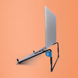 R-Go Tools Steel RGOSC015BL, Supports de Laptop, Noir, Acier, 25,4 cm (10"), 55,9 cm (22"), 5 kg