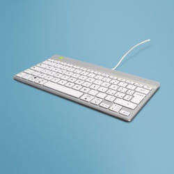 R-Go Tools Compact Break RGOCOITWDWH clavier USB QWERTY Italien Blanc