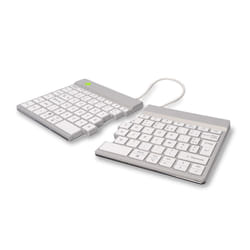 R-Go Tools Break R-Go Split clavier AZERTY (FR), bluetooth, blanc