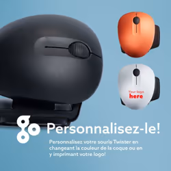 R-Go Tools Twister souris Ambidextre Bluetooth + USB Type-A Optique 2400 DPI - Vue supplémentaire 6