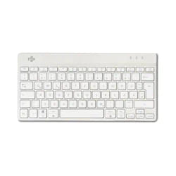 R-Go Tools Compact Break RGOCODEWLWH clavier Bluetooth QWERTZ Allemand Blanc