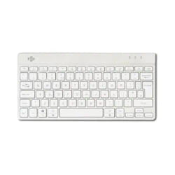 R-Go Tools Compact Break RGOCOUKWLWH clavier Bluetooth QWERTY Anglais britannique Blanc