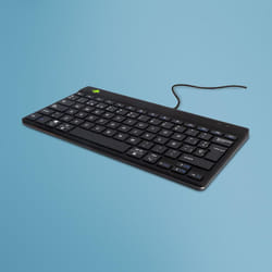 R-Go Tools Compact Break RGOCOESWDBL clavier USB QWERTY Espagnole Noir