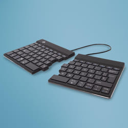R-Go Tools Split RGOSBESWLBL clavier Bluetooth QWERTY Espagnole Noir