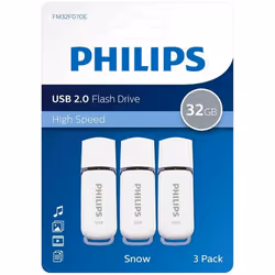 Philips Clés USB 2.0 Snow 32 Go 3 pcs Blanc et gris Philips