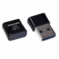 Philips FM32FD90B, 32 Go, USB Type-A, 3.0, Casquette, 4 g, Noir