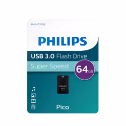 Philips Pico Edition 3.0 lecteur USB flash 64 Go USB Type-A 3.2 Gen 1 (3.1 Gen 1) Noir