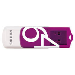Philips FM64FD05B lecteur USB flash 64 Go USB Type-A 2.0 Violet, Blanc