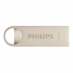 Philips Moon Edition 2.0, 64 Go, USB Type-A, 2.0, Sans capuchon, 5,4 g, Argent