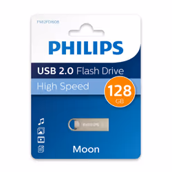 Philips Moon edition lecteur USB flash 128 Go USB Type-A 2.0 Argent