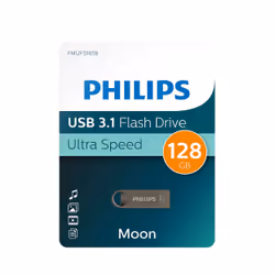 Philips Moon Edition 3.1 lecteur USB flash 128 Go USB Type-A 3.2 Gen 1 (3.1 Gen 1) Gris