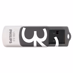 Philips FM32FD00B, 32 Go, USB Type-A, 3.2 Gen 1 (3.1 Gen 1), Pivotant, 8 g, Noir, Blanc