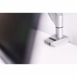 BakkerElkhuizen Smart Office 11 Single Monitor Arm Clamp + Bolt Through