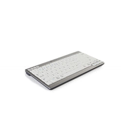 BakkerElkhuizen UltraBoard 950 Wireless clavier Bluetooth QWERTY Anglais américain Gris clair, Blanc