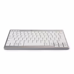 BakkerElkhuizen UltraBoard 950 Wireless clavier Bluetooth AZERTY Français Gris clair, Blanc