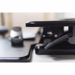 BakkerElkhuizen Adjustable Sit-Stand Desk Riser 2 Noir Bureau - Vue supplémentaire 5