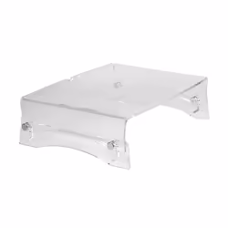 BakkerElkhuizen Q-riser 110, 15 kg, 61 cm (24"), Réglage de la hauteur, Transparent