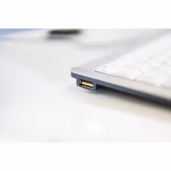 BakkerElkhuizen UltraBoard 960 Standard Compact Clavier filaire QWERTZ Suisse Mini Argent, Blanc - Vue supplémentaire 7