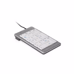 BakkerElkhuizen UltraBoard 955 Numeric, USB, 21, PC, Argent, Blanc