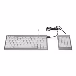 BakkerElkhuizen UltraBoard 955 Numeric clavier numérique PC USB Argent, Blanc