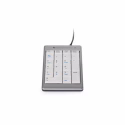 BakkerElkhuizen UltraBoard 955 Numeric clavier numérique PC USB Argent, Blanc
