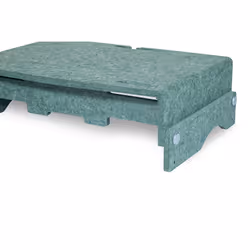 BakkerElkhuizen Q-riser 110 Circular 30" Vert Bureau