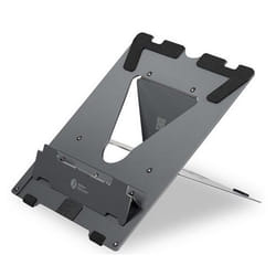 BakkerElkhuizen Ergo-Q 160 Supports de Laptop Noir, Gris foncé 17"