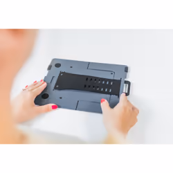 BakkerElkhuizen FlexTop 170 Supports de Laptop Noir, Gris foncé 16"