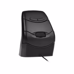 BakkerElkhuizen DXT 3, Ambidextre, Optique, RF sans fil, 2400 DPI, Noir