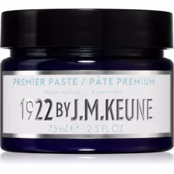 Avec la pâte coiffante Keune 1922 Premier Paste, créez en un clin d’œil une coiffure parfaite qui tiendra toute la journée. E ...