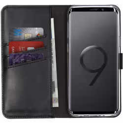 Selencia G96013918101, Folio porte carte, Samsung, Galaxy S9, 14,7 cm (5.8"), Noir