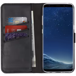 Selencia G950U13955601, Folio porte carte, Samsung, Galaxy S8, 14,7 cm (5.8"), Noir