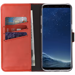 Selencia G950U13955605, Housse, Samsung, Galaxy S8, 14,7 cm (5.8"), Rouge