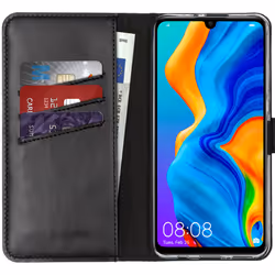 Selencia P30L31559201, Folio, Huawei, P30 Lite, 15,6 cm (6.15"), Noir
