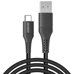 Accezz KABELUSBC36213802 câble USB 2 m USB C USB A Noir