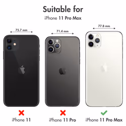 Selencia iP11ProMax36476701 coque de protection pour téléphones portables Noir