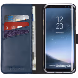 Selencia G950U13955609, Folio porte carte, Samsung, Galaxy S8, 14,7 cm (5.8"), Bleu