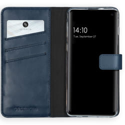 Selencia G973F31271307 coque de protection pour téléphones portables 15,5 cm (6.1") Folio porte carte Bleu