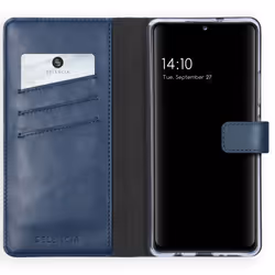 Selencia A426B37818409 coque de protection pour téléphones portables 16,8 cm (6.6") Folio porte carte Bleu