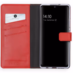 Selencia A426B37818403 coque de protection pour téléphones portables 16,8 cm (6.6") Folio porte carte Rouge