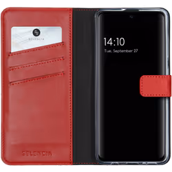 Selencia A515F38524303 coque de protection pour téléphones portables 16,5 cm (6.5") Folio porte carte Rouge