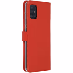 Selencia A515F38524303 coque de protection pour téléphones portables 16,5 cm (6.5") Folio porte carte Rouge